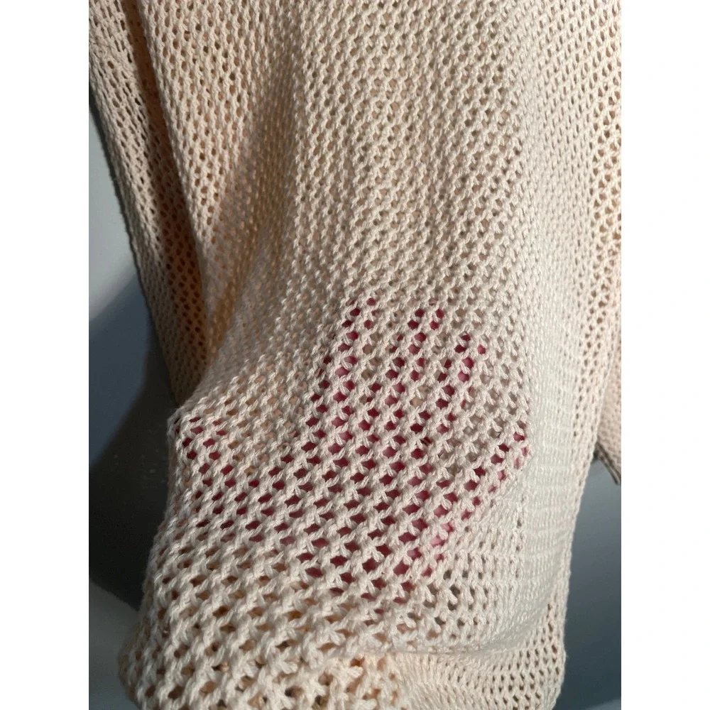 Anthropologie Line +‎ Dot Donna Beach Sweater in Neutral Size Medium